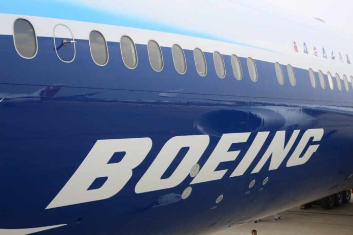 India:,On,18th,January,,2024.,Boeing,777-9,Aircraft,Displayed,At