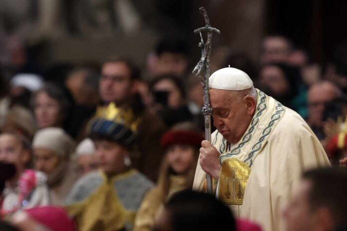 Vatican,City,,Italy,01.01.2025,:,Pope,Francis,Celebrates,Holy,Mass