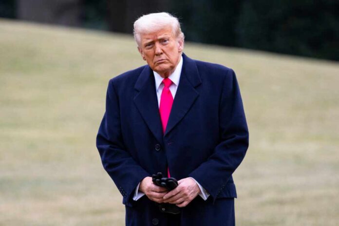 Washington,,February,22,,2025:,President,Donald,Trump,Arrives,At