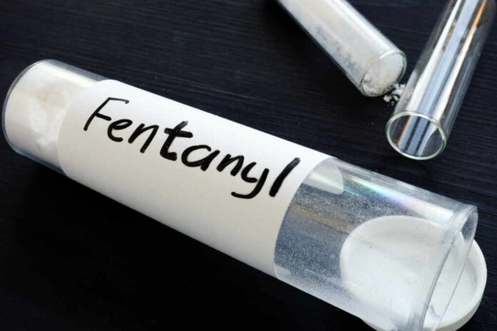 Fentanyl,Written,On,A,Bottle,With,Label.
