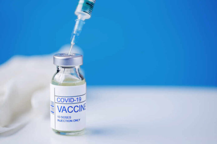 Vaccine,Covid-19,In,Glass,Vial,Bottle.,Shadow,Dof