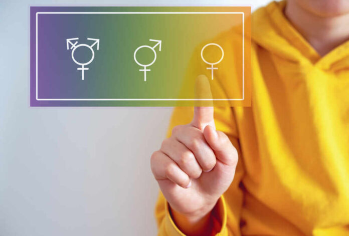 Gender,Confusion,In,Teenager.,A,Teen,Boy,Pointing,At,Gender