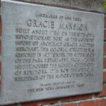 REAL IED Found Outside Gracie Mansion Plaque describing Gracie Mansion, a historical landmark in New York City