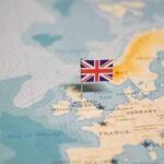BETRAYAL: Closest Ally Blocks Strike on Iran A map of Europe with a small flag of the United Kingdom pinned on it