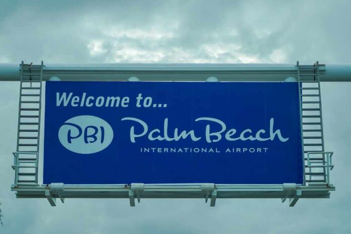 shutterstock_2517035403.jpg Welcome sign for Palm Beach International Airport