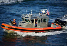 US Coast Guard Targets Husband in Wife’s Vanishing Case U.S. Coast Guard boat navigating through water