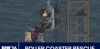 Texas Coaster Horror: Kids Dangled For Hours Firefighters speak on Galveston roller coaster rescue