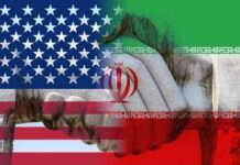 Iran Agreement Raises Long-Term Risks Handshake overlaid with United States and Iran flags