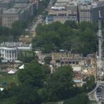 Ballroom construction continues after senate parliamentarian struck down $1 billion White House fund