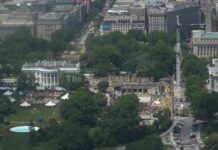 Court Clash Over Trump’s Underground Build Ballroom construction continues after senate parliamentarian struck down $1 billion White House fund