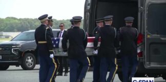 President Trump Attends Dignified Transfer Ceremony