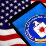 Congress Revisits Secret CIA Experiments CIA logo displayed on a smartphone with an American flag background