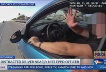 Distracted Driver Turns Stop Into Missile Distracted driver hits stopped vehicle during EPPD traffic stop
