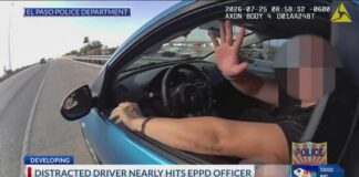 Distracted driver hits stopped vehicle during EPPD traffic stop