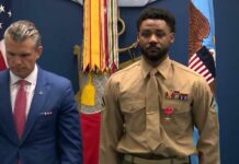 Abbey Gate Marines recieve upgraded Valor Awards