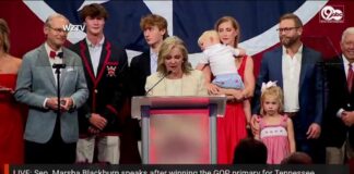 Dynasty Alert: Blackburn’s Grip Tightens LIVE: Sen. Marsha Blackburn speaks after winning the GOP primary for governor