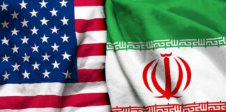 Treasury’s “Toughest Ever” Sanctions Loom United States and Iran flags side by side