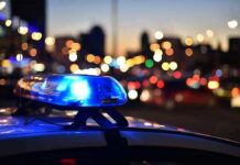 Florida Teen Vanishes After Midnight Exit Police car light bar flashing at dusk