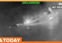 US strikes Iranian oil tankers after Iran targets Navy warships
