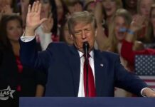 Trump Turns Midterms Into A Personal Test Trump has Republican convention crowd pledge to vote in midterms or 'go to hell'