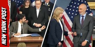 Maddening Moment Mamdani Hands Symbolic 9/11 Pen to Former al-Qaeda Lawyer